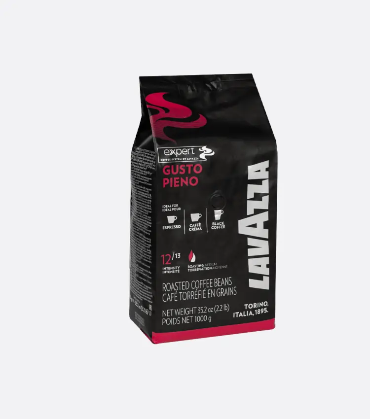 lavazza-gusto-pieno-01 دانه قهوه لاوازا گوستو پینو 12/13-1kg - تصویر 1