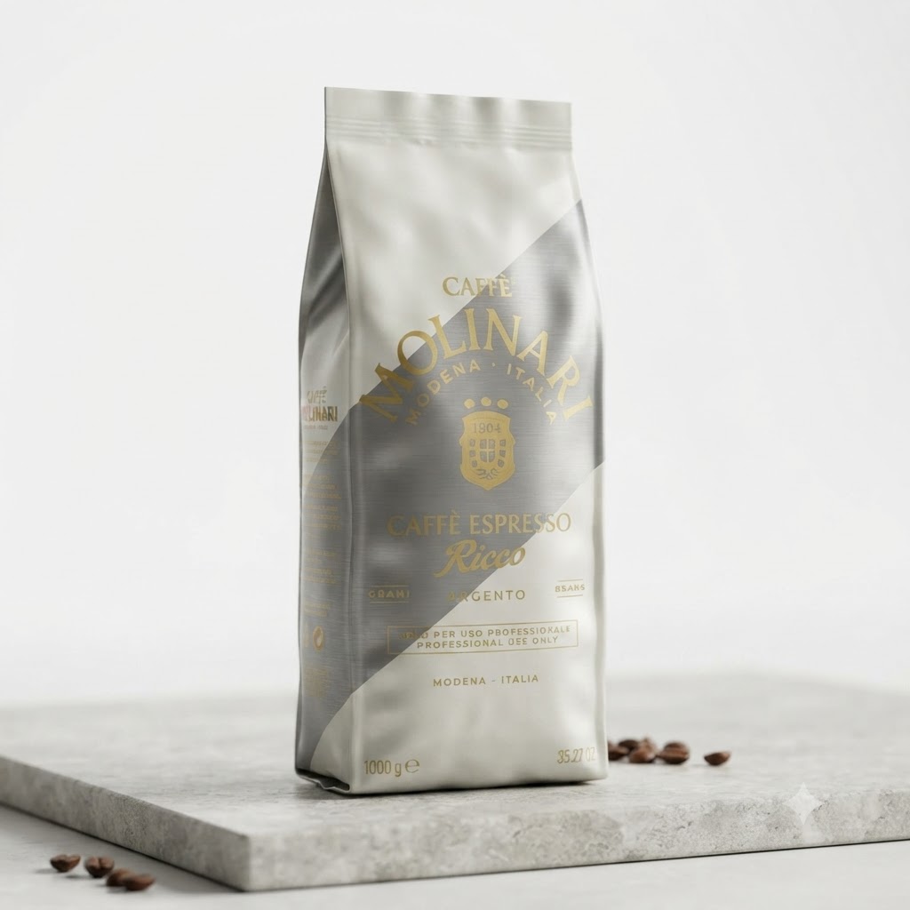 watermarked_img_8123231783442342264 دانه قهوه مولیناری ریکو-1kg - تصویر 1
