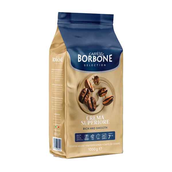 بوربن-طلایی دانه قهوه بوربن کرما سوپریور-1kg - تصویر 1
