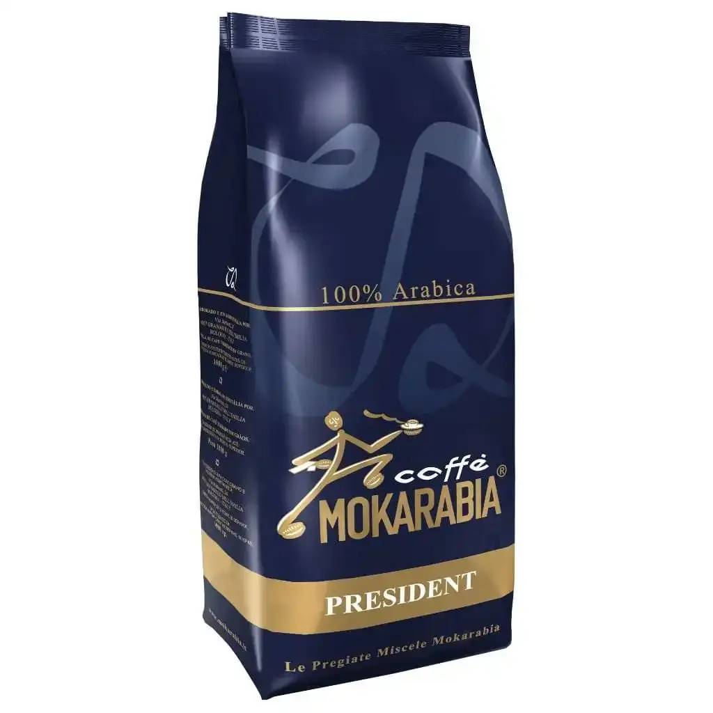 دانه-قهوه-موکارابیا-پرزیدنت-100-عربیکا-1-کیلویی-Mokarabia-President-Coffee-Beans-1 دانه قهوه موکارابیا پرزیدنت-1kg - تصویر 1