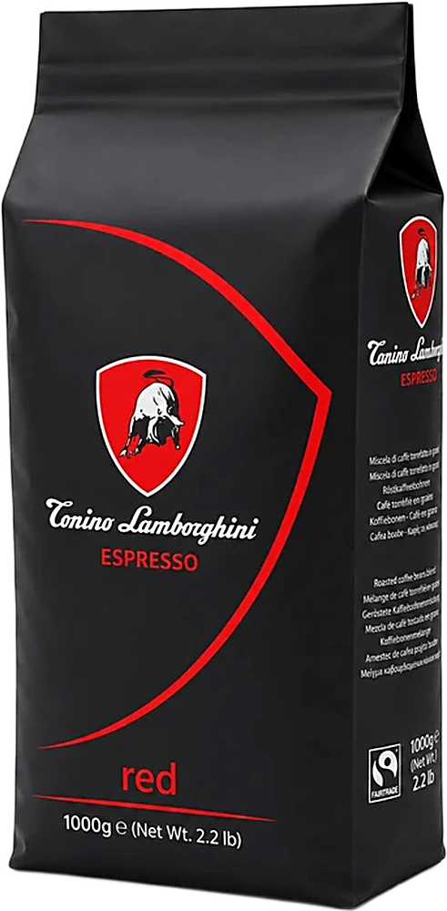 دانه قهوه لامبورگینی رد-1kg(پک امارات)