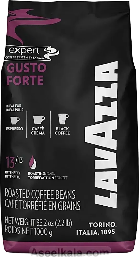 دانه قهوه لاوازا گوستو فورته 13/13-1kg